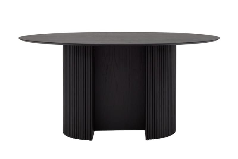 Ibuki Ovalt Spisebord 160 cm - Svart - Møbler - Bord - Spisebord & kjøkkenbord