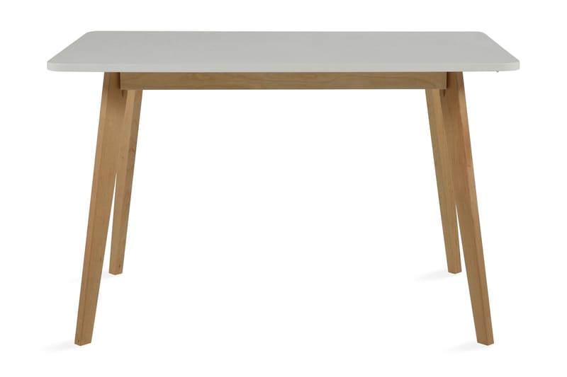 Idun Spisebord 120 cm - Hvit/Bjørk - Møbler - Bord - Spisebord & kjøkkenbord