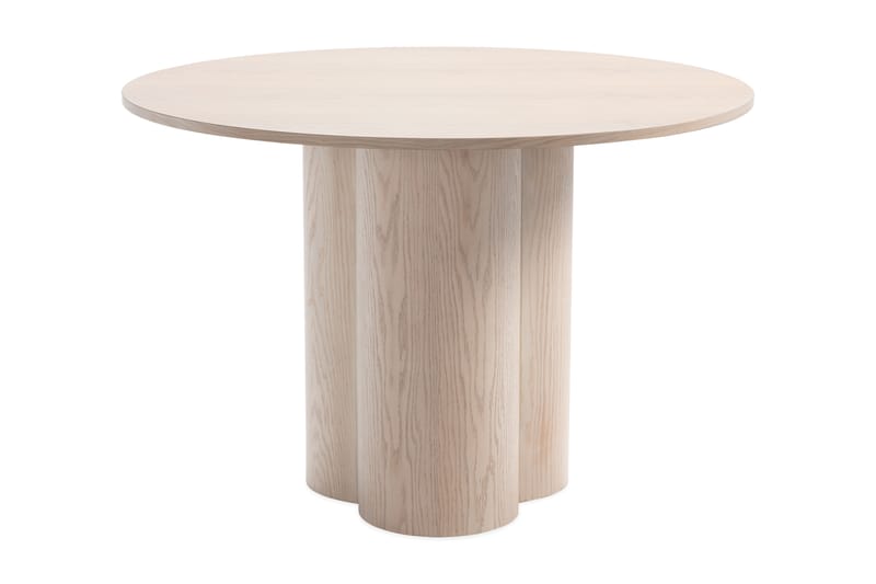 Ikela Spisebord Rundt 110 cm - Hvit - Møbler - Bord - Spisebord & kjøkkenbord