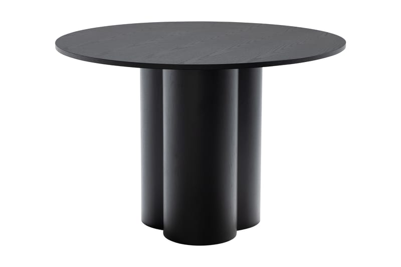 Ikela Spisebord Rundt 110 cm - Mattsvart - Møbler - Bord - Spisebord & kjøkkenbord