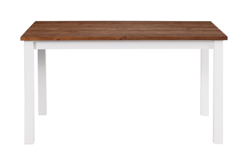 Jasmin Forlengningsbart Spisebord 90 cm - Hvit/Natur - Møbler - Bord - Spisebord & kjøkkenbord