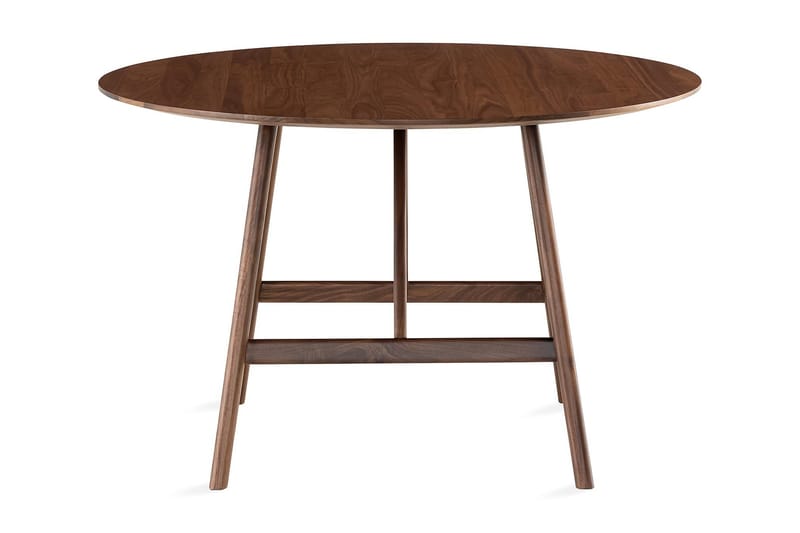 Jerup Spisebord 120 cm  Rundt - Brun - Møbler - Bord - Spisebord & kjøkkenbord