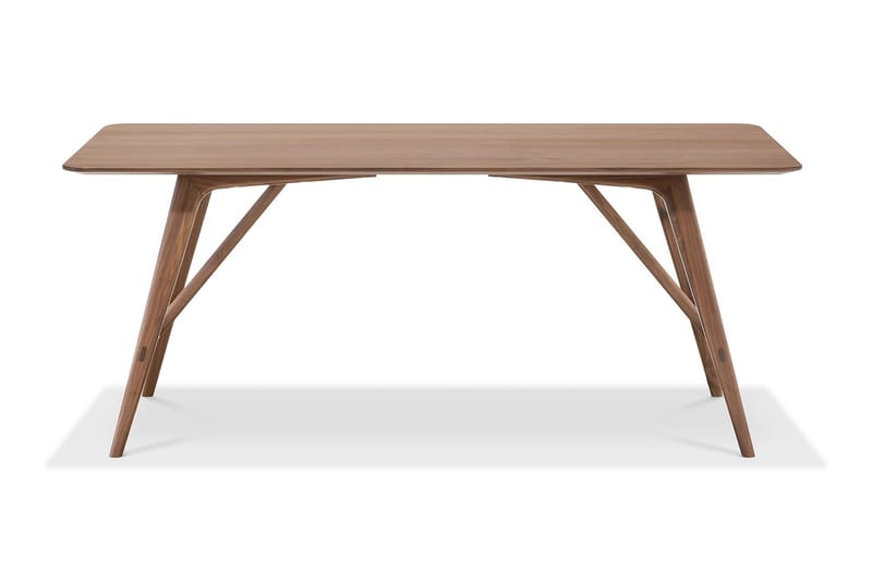 Jerup Spisebord 180 cm Massiv Valnøtt - Brun - Møbler - Bord - Spisebord & kjøkkenbord