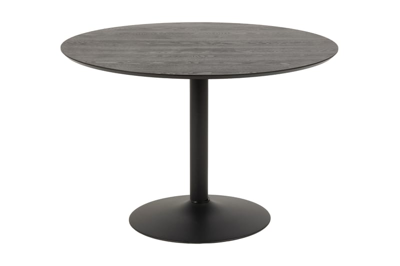 Jora Spisebord 110 cm Rundt - Svart/Matt Svart - Møbler - Bord - Spisebord & kjøkkenbord