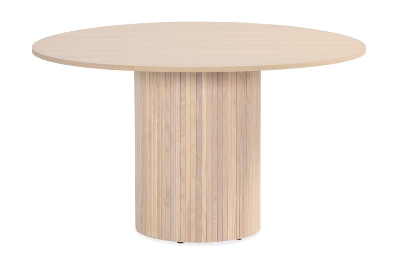 Kopparbo Spisebord Rundt 130 cm - Hvit - Tekstiler - Tepper & Matter - Store tepper