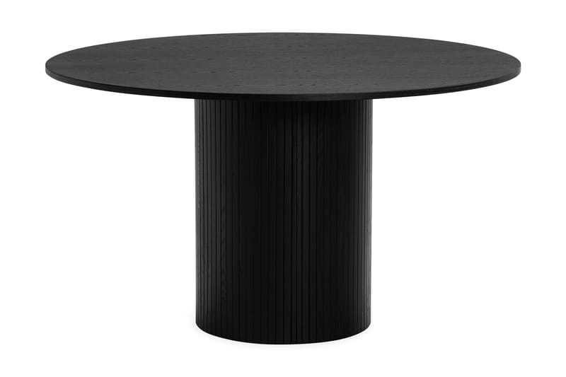 Kopparbo Spisebord Rundt 130 cm - Svart - Møbler - Stoler & lenestoler - Spisestuestoler & kjøkkenstoler