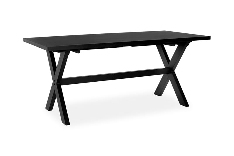 Korpi Forlengningsbart Spisebord 180 cm - Svart - Møbler - Bord - Spisebord & kjøkkenbord