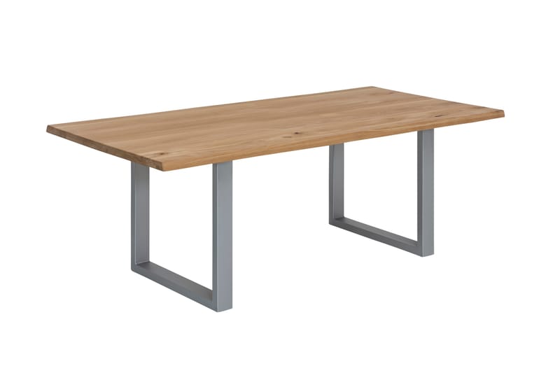 Laikera Spisebord 120 cm - Eik/Sølv - Møbler - Bord - Spisebord & kjøkkenbord