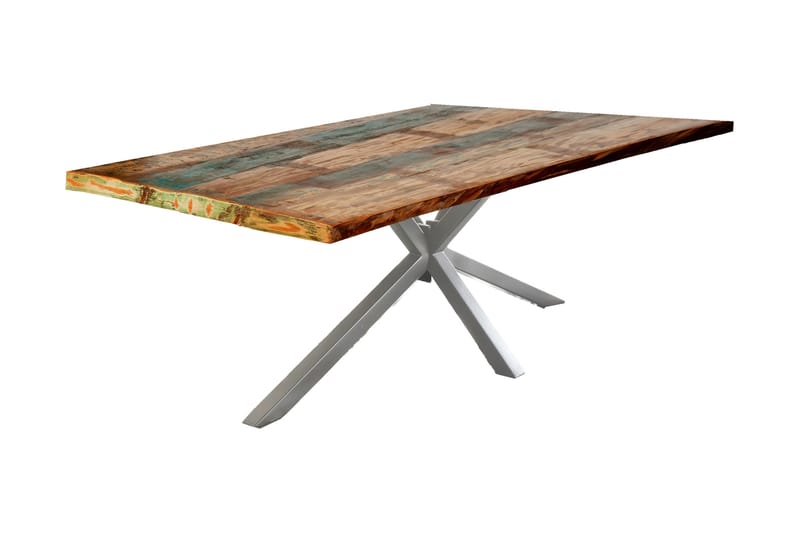 Laikera Spisebord 160x85 cm - Brun/Sølv - Møbler - Bord - Spisebord & kjøkkenbord