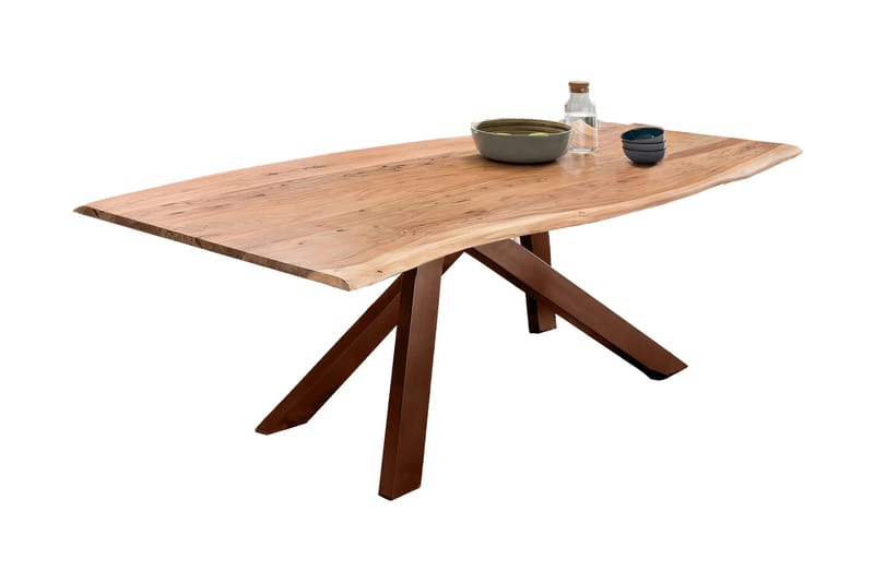 Laikera Spisebord 160x85 cm - Flerfarget/Brun - Møbler - Bord - Spisebord & kjøkkenbord