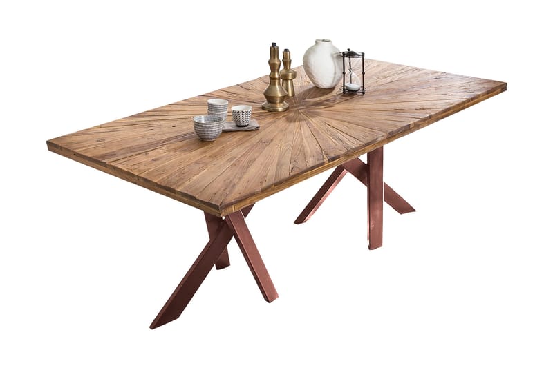 Laikera Spisebord 180x100 cm - Resirkulert Teak/Brun - Møbler - Bord - Spisebord & kjøkkenbord