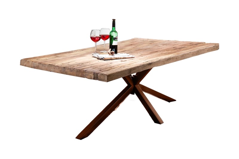 Laikera Spisebord 200x100 cm - Resirkulert Teak/Brun - Møbler - Bord - Spisebord & kjøkkenbord