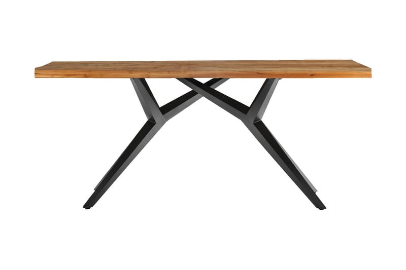 Laikera Spisebord 200x100 cm - Resirkulert Teak/Svart - Møbler - Bord - Spisebord & kjøkkenbord