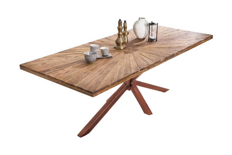 Laikera Spisebord 220 cm - Teak/Brun - Møbler - Bord - Spisebord & kjøkkenbord