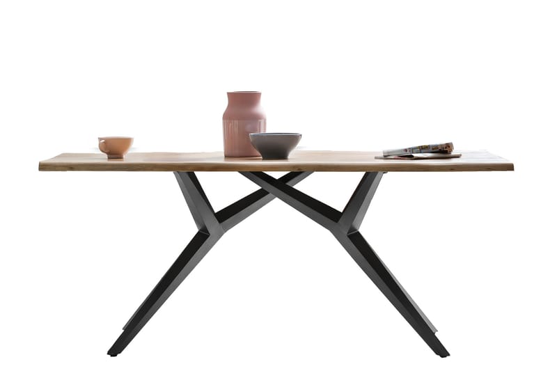 Laikera Spisebord 240 cm - Eik/Svart - Møbler - Bord - Spisebord & kjøkkenbord