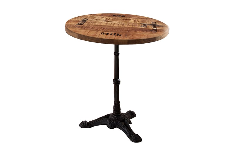 Laikera Spisebord 60 cm - Mango/Natur/Svart - Møbler - Bord - Spisebord & kjøkkenbord