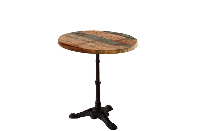 Laikera Spisebord 60 cm - Resikulert Tre/Svart - Møbler - Bord - Spisebord & kjøkkenbord