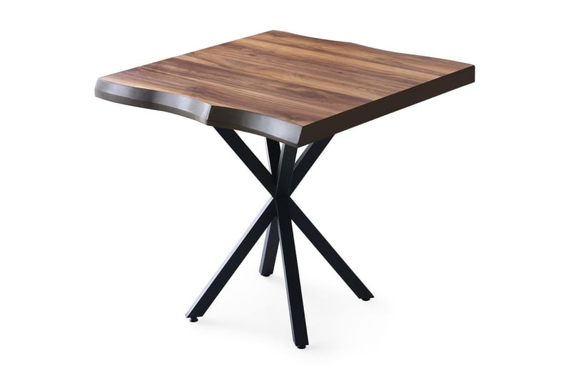 Lamal Spisebord 80 cm - Valnøtt - Møbler - Bord - Spisebord & kjøkkenbord