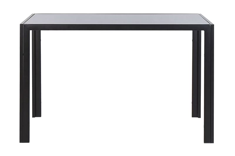 Lavos Spisebord 120 cm - Glasstopp / Svart - Møbler - Bord - Spisebord & kjøkkenbord