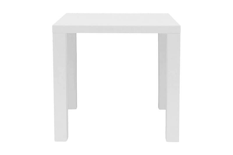 Ledzin Spisebord 80 cm - Hvit - Møbler - Bord - Spisebord & kjøkkenbord