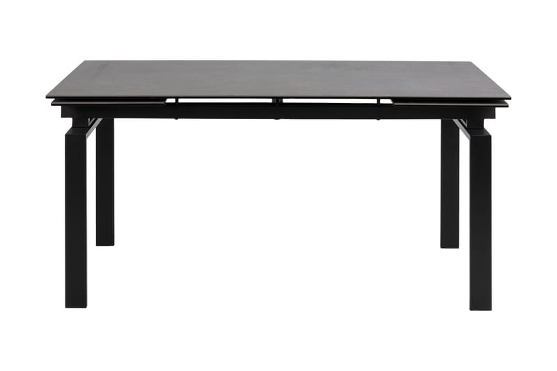 Lucksom Spisebord 240 cm - Glass/Svart/Matt Svart - Møbler - Bord - Spisebord & kjøkkenbord