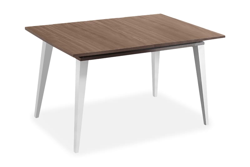 Luminet Forlengningsbart Spisebord 134 cm - Valnøtt/Hvit - Møbler - Bord - Spisebord & kjøkkenbord