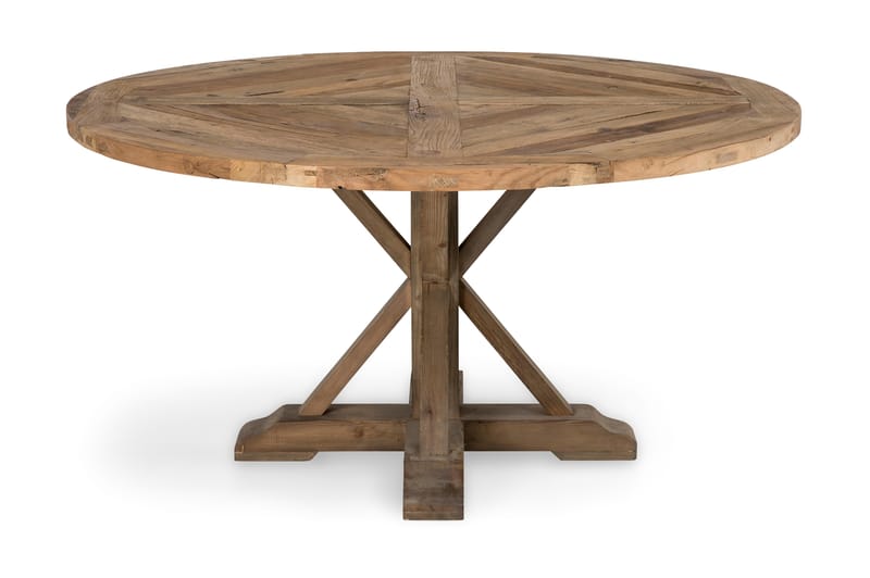 Lyon Spisebord 150 cm Rundt - Vintage Alm - Møbler - Bord - Avlastningsbord - Brettbord og småbord