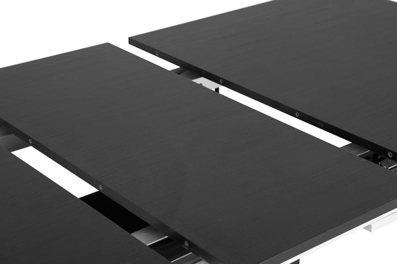 Macahan Forlengningsbart Spisebord 140 cm - Svart/Hvit - Møbler - Bord - Spisebord & kjøkkenbord