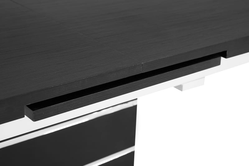 Macahan Forlengningsbart Spisebord 140 cm - Svart/Hvit - Møbler - Bord - Spisebord & kjøkkenbord