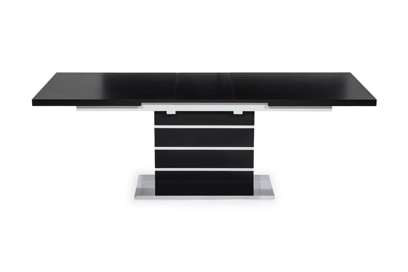 Macahan Forlengningsbart Spisebord 180 cm - Svart/Hvit - Hagemøbler - Hagebord - Spisebord