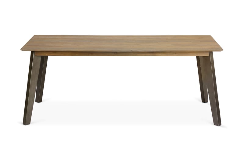 Malaga Forlengningsbart Spisebord 200 cm - Brun/Silver - Oppbevaring - Skap - Oppbevaringsskap
