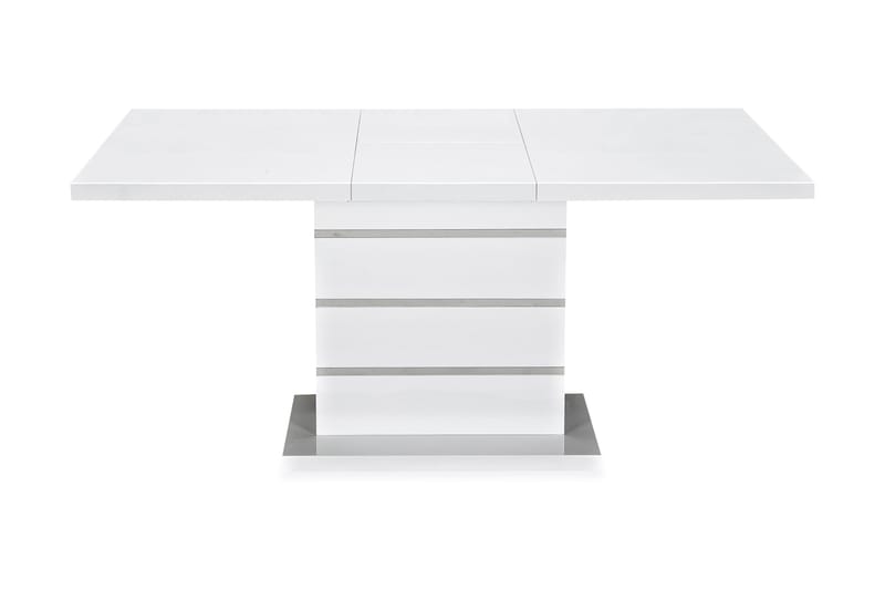 Malibu Forlengningsbart Spisebord 120 cm - Hvit - Møbler - Bord - Spisebord & kjøkkenbord