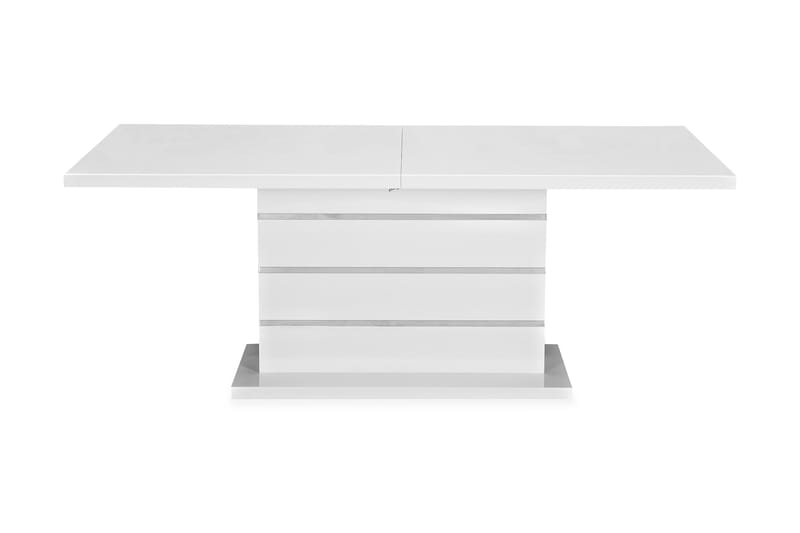 Malibu Forlengningsbart Spisebord 200 cm - Hvit - Møbler - Bord - Avlastningsbord - Sengebord & nattbord