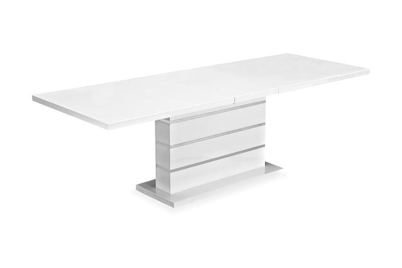 Malibu Forlengningsbart Spisebord 200 cm - Hvit - Møbler - Bord - Spisebord & kjøkkenbord