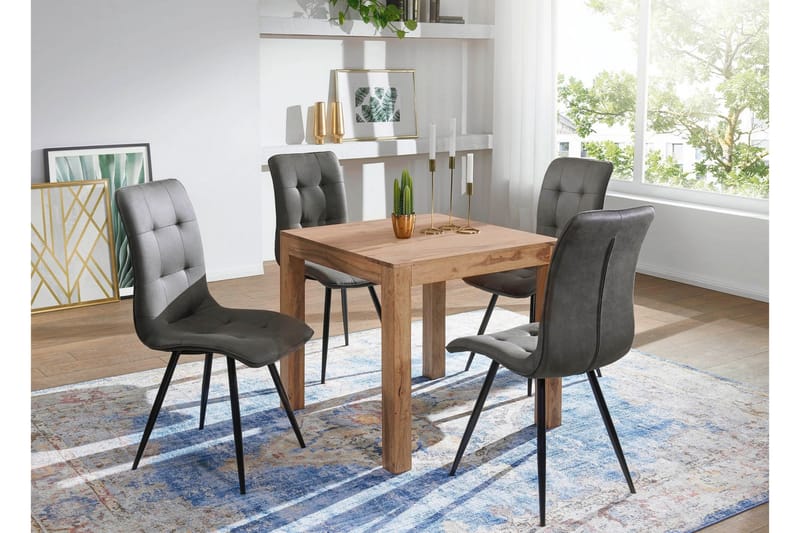 Massie Spisebord 80 cm - Brun - Møbler - Bord - Spisebord & kjøkkenbord