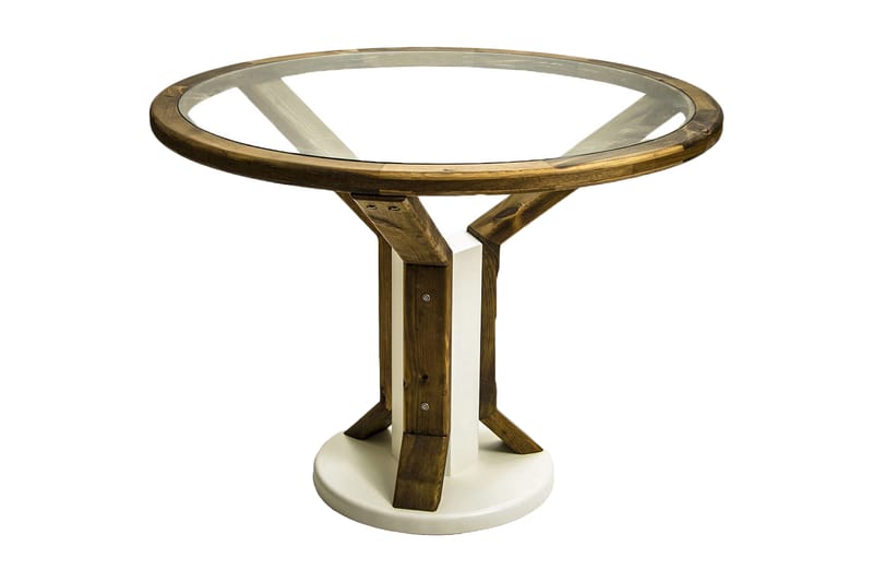 Massive Design Bord Rundt Glass - Møbler - Bord - Spisebord & kjøkkenbord