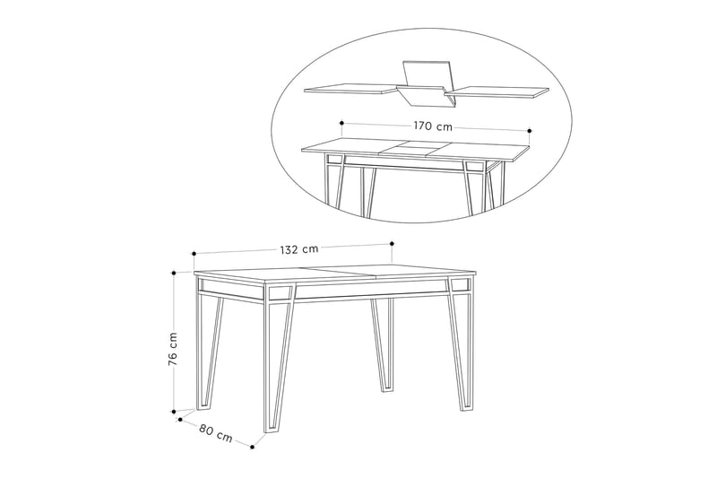 MatbordEk - Møbler - Bord - Spisebord & kjøkkenbord