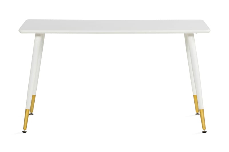 Melbana Spisebord 140 cm - Hvit/Svart - Møbler - Bord - Spisebord & kjøkkenbord
