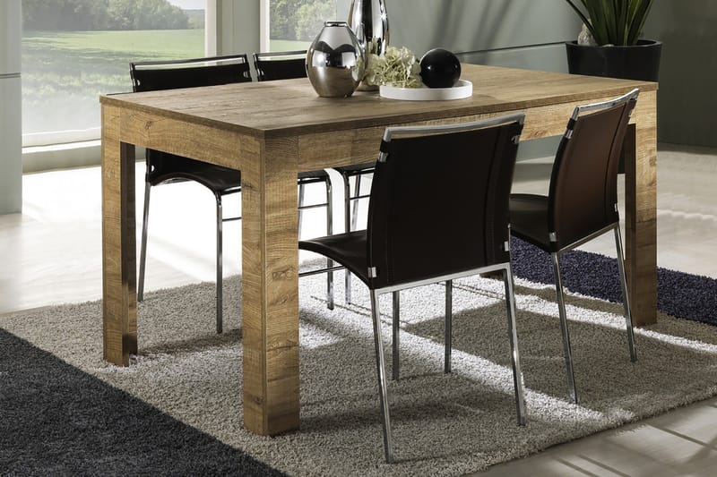 Milano Forlengningsbart Spisebord 137 cm - Tre/Natur - Møbler - Bord - Spisebord & kjøkkenbord
