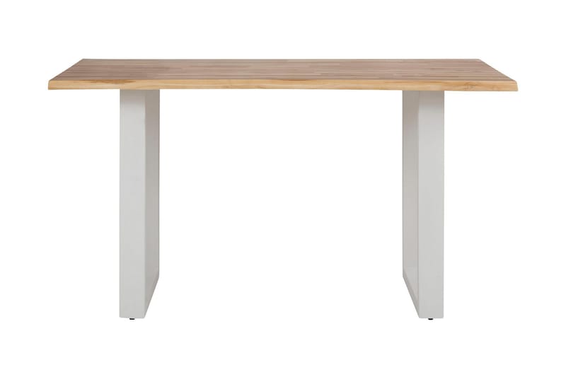 Netan Spisebord 140 cm - Akasie Brun / Hvit - Møbler - Bord - Spisebord & kjøkkenbord