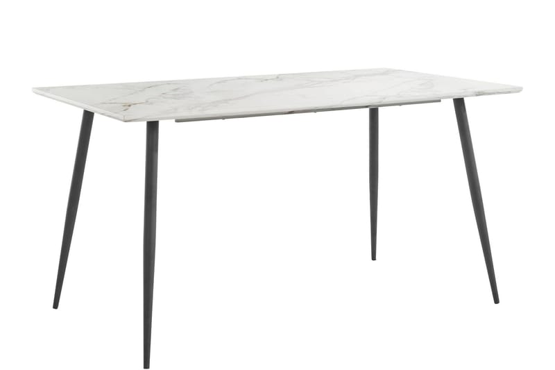 Niamhea Spisebord 4-seter - Svart - Møbler - Bord - Spisebord & kjøkkenbord