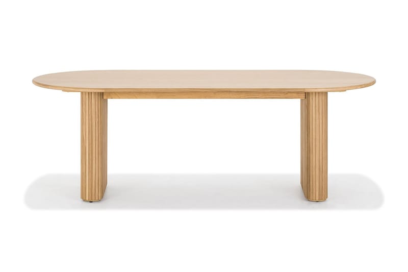 Noira Ovalt Spisebord 220 cm - Natur - Møbler - Bord - Spisebord & kjøkkenbord