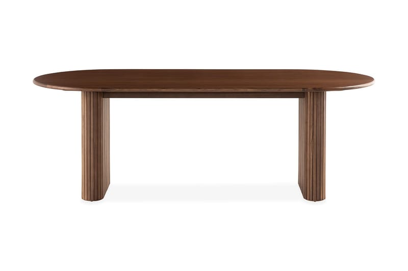 Noira Spisebord 220 cm Massiv Valnøtt - Brun - Møbler - Bord - Spisebord & kjøkkenbord