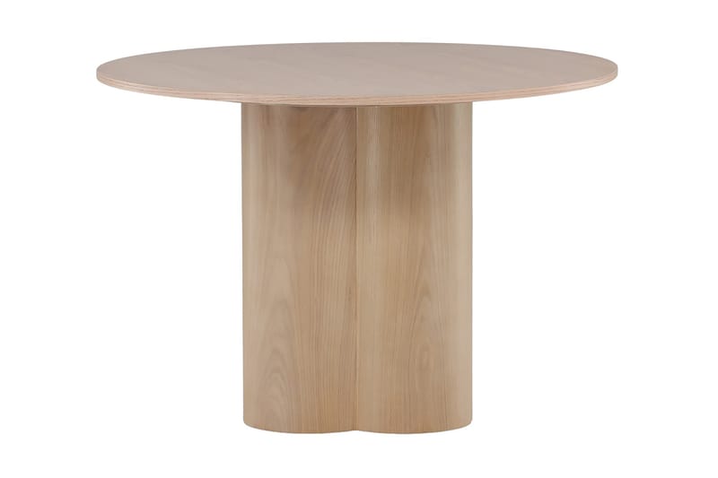 Olivero Spisebord 110 cm Rundt - Whitewash - Møbler - Bord - Spisebord & kjøkkenbord