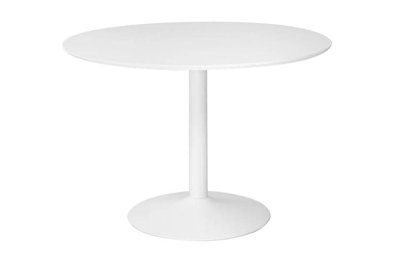 Oslo Spisebord 110 cm Rundt - Hvit - Møbler - Bord - Spisebord & kjøkkenbord
