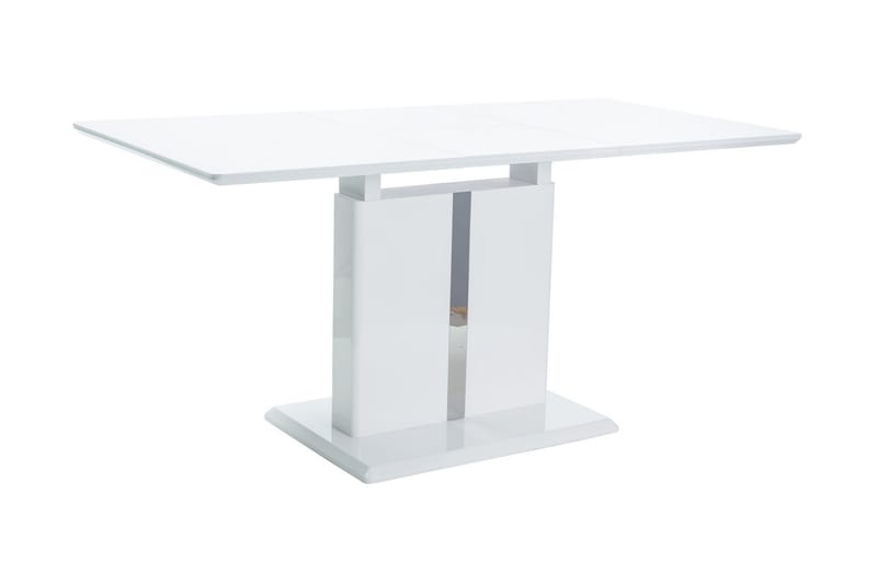 Paiwas Forlengningsbart Spisebord 110 cm - Hvit/Sølv - Møbler - Bord - Spisebord & kjøkkenbord