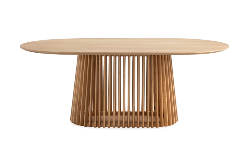 Peyra Spisebord 200 cm Ovalt Eik - Natur - Møbler - Bord - Spisegrupper