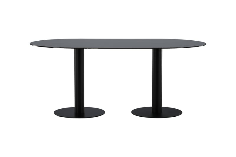 Pillan Spisebord 180 cm Ovalt - Svart - Møbler - Bord - Spisebord & kjøkkenbord