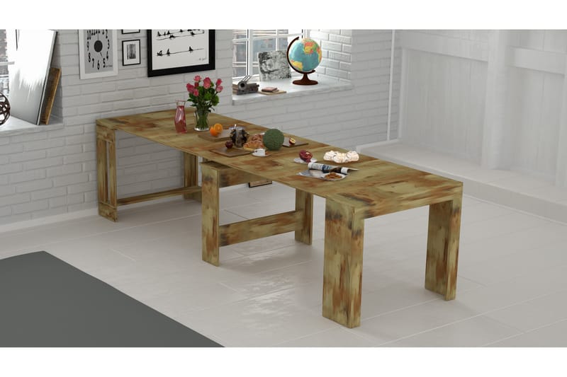 Pratia Forlengningsbart Spisebord 90 cm - Natur/Lønnfarge - Møbler - Bord - Spisebord & kjøkkenbord