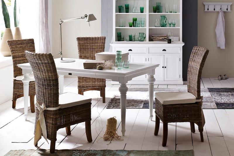 Provence Spisebord 180 cm - Hvit - Møbler - Bord - Spisebord & kjøkkenbord